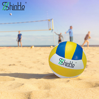 Ballon de volley-ball en caoutchouc écologique Shinho EU PPWR REACH Pass avec logo personnalisé pour les sports scolaires en intérieur et en extérieur, les entraînements et les jeux de plage