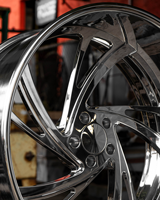 Jantes forgées chromées RCSR de 16 à 26 pouces, 6 trous, style Deep Dish, 5x120 5x112 5x114.3 5x127, jantes en alliage personnalisées pour camion et voiture