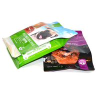 Nouvel arrivage de sacs en plastique à fond plat en feuille d'aluminium avec zip-lock de 5kg 10kg 15kg emballage personnalisé pour animaux de compagnie sacs d'alimentation pour perroquets
