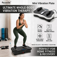 Equipo de Ejercicio con Plataforma Vibratoria para el Hogar, Uso Personal, Bienestar, Relajación, Pérdida de Peso, Plataforma Adelgazante Mini