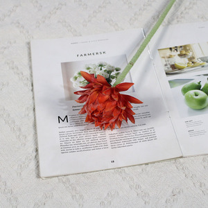 Fleur artificielle Artémisia haut de gamme en soie, style européen rétro, pour arrangements floraux, mariage, salle, maison, extérieur, hôtel - Product Image 6