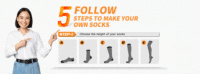 Chaussettes de sport confortables avec soutien de la voûte plantaire et amorti en coton biologique pour pickleball et tennis
