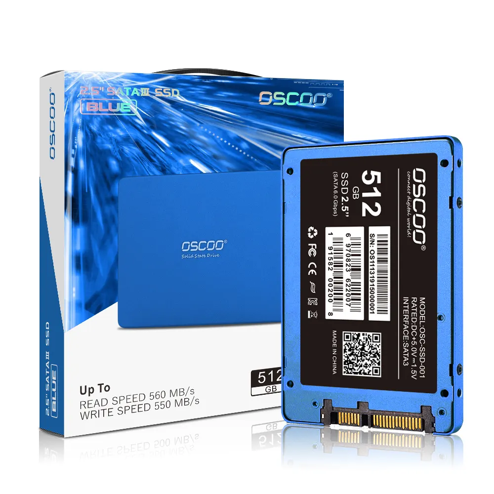 OSCOO SSD Đĩa Cứng 128GB 256GB 512GB 1TB Cao TBW Disco Duro 120 240 480 GB Máy Tính Xách Tay Máy Tính Xách Tay Máy Tính Để Bàn Ổ Đĩa Cứng