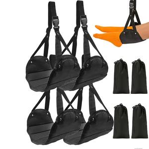 Reposapiés de avión portátil-Correa ajustable Reposapiés de hamaca ligera para viajes - Product Image 4