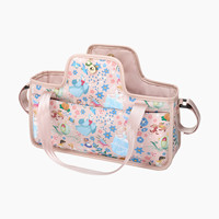 Personnalisé mignon imprimé floral maman couches Caddy organisateur étanche Portable bébé stockage fourre-tout pour pépinière voyage poussette Caddy
