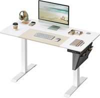 Bureau de conférence électrique moderne en argent, réglable en hauteur, à transition fluide, design ergonomique en acier, pour la maison