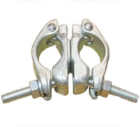 Sampel Tersedia 48.3mm 60mm 1.04kg Kopel Putar Ganda Scaffolding Tekan Inggris