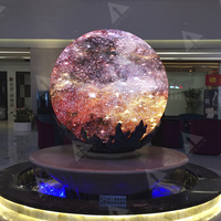 Pantalla de bola LED esférica para interiores y exteriores P1 P2 P2.5 P3 P4 Diámetro del globo Más pantalla en forma de esfera de bola Pantalla LED