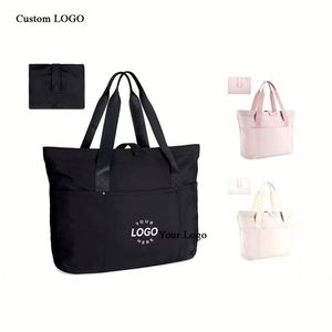 Sac fourre-tout en toile OEM avec fermeture éclair, grande poche en forme de boule, pour cadeaux d'entreprise et personnels - Product Image 5