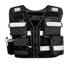 Chaleco Profesional para Adiestradores de Perros, Transpirable, Desmontable, de Tela de Malla Cordura, Reflectante y de Seguridad - Product Image 4