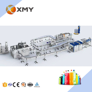 Đồ uống có ga làm đầy dây chuyền sản xuất PLC + Màn hình cảm ứng Soda carbon có ga mềm uống Máy chiết rót - Product Image 1