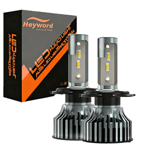 ชิป XTX 1860CSP 20000lm 70W LED H4 สีเหลืองอำพัน ชุดไฟหน้ารถยนต์ 6000K ผลิตใหม่ 12V 24V ใช้ได้กับรถยนต์ทั่วไป รับประกัน 12 เดือน - Product Image 1