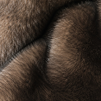 Großhandel Luxuriöser Superweicher Hochdichter Kunstnerz-Stoff, Tierfreies Material für Wintermäntel & Jacken, Individuelle Farbe