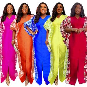 Robe Pailletée Africaine Nigériane Type <span class=keywords><strong>Boubou</strong></span> en Dentelle, Vêtement Musulman Islamique Bubu, Robes Dashiki Ankara, Kaftan - Product Image 2