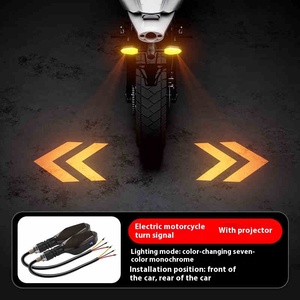 WIITECH Luce di Segnalazione Anteriore a LED Super Luminosa 12V per Moto/Scooter, Stile <span class=keywords><strong>A.B</strong></span>, Aggiornamento Retrofit Impermeabile - Product Image 6