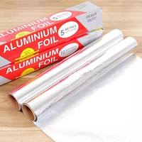 Rouleau de papier aluminium ménager 8011 en aluminium pour l'emballage alimentaire, papier d'emballage avec lame métallique