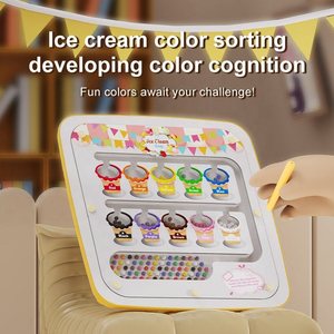 2-in-1 Magnetisch Tekenen & Doolhof Puzzelbord, Educatief Speelgoed voor Kinderen voor Kleurherkenning, Leren Tellen, Leeftijd 3 4 5 6 - Product Image 3