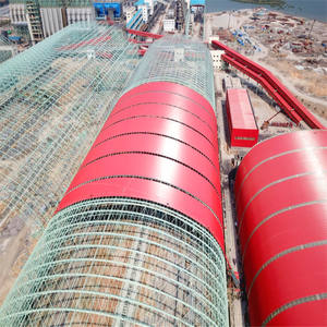 Fábrica de estructuras de acero de China, estructura de acero de bajo costo, marco espacial, contenedor de almacenamiento de carbón - Product Image 1
