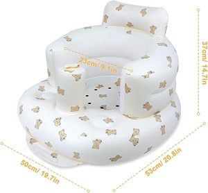 Siège gonflable PVC pour bébé, vente en gros, siège d'alimentation et de soutien pour nourrisson, siège d'été pour tout-petit, conception étanche pour la plage - Product Image 2
