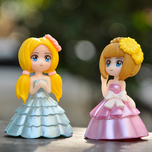 Figurine de Princesse 3D pour Petite Fille, Poupée Articulée, Boîte Cadeau pour Enfants, Miniature en PVC, Ornement Artisanal, Figurines, Décoration de Voiture et de Bureau - Product Image 3