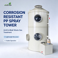 Tour de pulvérisation PP à pression d'eau stable, effet de pulvérisation constant pour une utilisation prolongée
