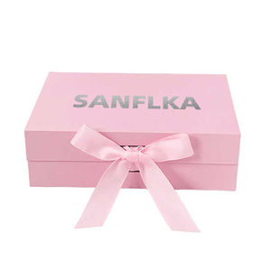 Cajas Embalaje de imán personalizado para ropa Logotipo de lámina dorada Estampado Caja de regalo de papel de cartón plegable reciclable - Product Image 4