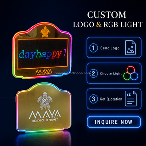 ป้ายแสดงข้อความ LED แบบพกพา ชาร์จไฟได้ ตั้งโปรแกรมได้ สำหรับบริการขวด VIP  กระดานแสดงผลแบบดิจิทัล LED แบบพกพา  สำหรับแสดงข้อความบนขวด - Product Image 5
