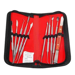 Strumenti dentali in acciaio inossidabile all'ingrosso dei produttori cinesi-Set di coltelli da intaglio con motivo a cera da 10 pezzi - Product Image 1