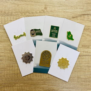 국가 기념품 사용자 정의 금속 독수리 상징 배지 미국 아랍 배지 사우디 아라비아 에나멜 핀 금속 Uae 핀 - Product Image 5