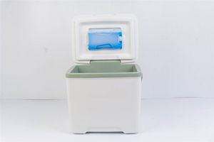 Glacière isotherme en plastique de style américain pour boissons, glacière de camping, glacière de pêche bleue - Product Image 3