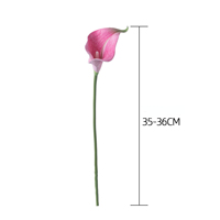 Eva Mini Calla-Lilie Künstliche Blume Handgefertigt Realistische Haptik Valentinstag & Muttertag Raumdekoration