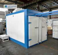 Four de peinture électrostatique à chauffage électrique personnalisable avec système de rail supérieur et de rail inférieur