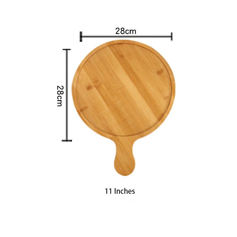 tavola per pizza gialla da 11 pollici