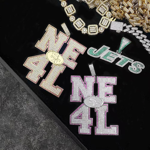 Elegante NY JETS Carta Logo Charm Necklace - Fan Accesorio Joyería - Product Image 3
