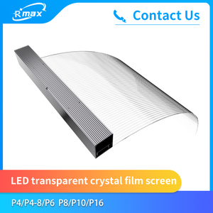 High Transparency Sticky Flexible LED Film Screen Transparent LED Display for Shop Glass Window Commercial Advertising
