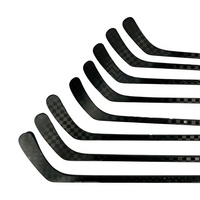 Bâtons de hockey sur glace RSY RSY-P 100% fibre de carbone résistants aux impacts et durables pour l'entraînement et les matchs officiels