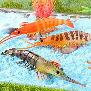Modelli di simulazione cognitiva della vita marina per bambini: gamberetti maculati, tigre, giocattolo Pippin e animali marini - Product Image 2