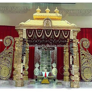 South Indian Grand <b>Wedding</b> Stage Decoration Durable Diya Fiber Reinforced Plastic Shobha Jain Impex Custom <b>Box</b> Packaging <b>Wedding</b> - Product Image 5