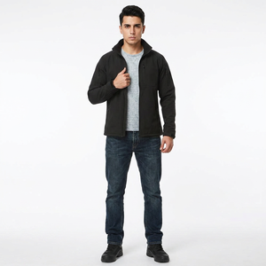 Finer Threads Sports Wear Soft Shell Active <b>Men</b> Customized Waterproof Hooded <b>Jackets</b> OEM Design Plus Size Vintage 2026 - Product Image 1