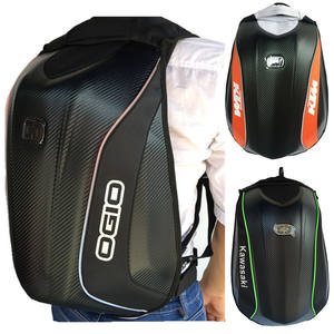 Mochila Impermeable para Casco de Motocicleta, Diseño de Caparazón de Tortuga, Doble Correa para Hombro, Bolsa de Viaje para Motocicleta - Product Image 1