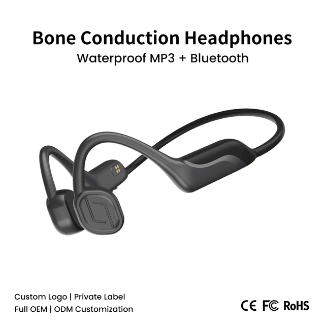 New Huizon High Quality Gaming Neckband Headphones IP68 Waterproof LED for V5.3 Dual Transducers Wireless Mini Sports