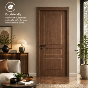 <span class=keywords><strong>Porte</strong></span> en WPC pressée sous vide, motifs décoratifs multiples, imperméable, durable, filmé, pour la décoration intérieure - Product Image 3