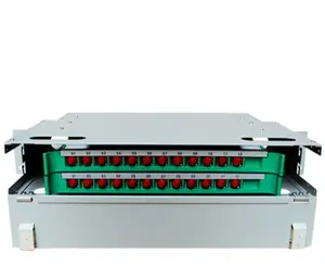 Panneau de Distribution de Fiber optique ODF 24 ports, 10 pièces, pour l'extérieur