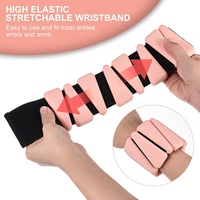 Kit de Yoga y Pilates para Gimnasio, Pesas de Silicona para Tobillos, Pesas Ajustables para Muñecas y Tobillos en Forma de Triángulo para Mujer