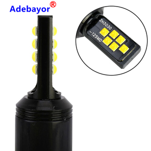 <span class=keywords><strong>Dembele</strong></span>-bombilla Led T20 DC12V-24V para coche, luz de señal de giro para marcha atrás automática, 3030, 12SMD, T20, 7443, W21-5W, ámbar, blanco y rojo - Product Image 3