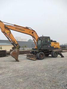 Excavadora de ruedas HYUNDAI 210W-7 de 21 toneladas, maquinaria de construcción usada en stock, equipo, rueda - Product Image 5