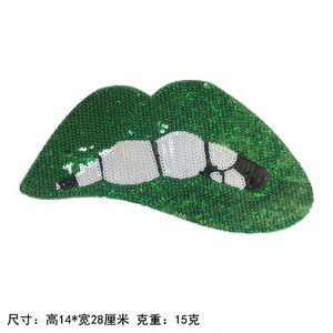 Patch brodé de sequins brillants et sexy de grande taille à coudre - Product Image 4