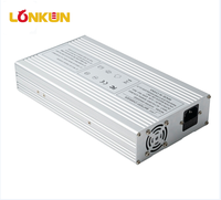 Chargeur de batterie au lithium haute puissance Longkun OEM 12V 24V 48V 30A 50A 100A Chargeur rapide pour batterie au lithium ternaire LiFePO4