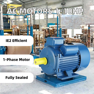 มอเตอร์ไฟฟ้ากระแสสลับเฟสเดียว 60Hz ราคาแข่งขัน กำลัง 1HP-10HP สำหรับมอเตอร์รถสามล้อไฟฟ้า มอเตอร์ AC ยอดนิยม - Product Image 3