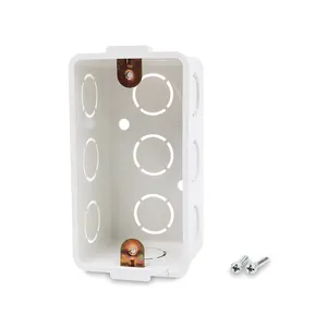 กล่องต่อสวิตช์ไฟฟ้าพีวีซีพลาสติกขนาด111*56มม. กล่องเชื่อมต่อ2x4สำหรับสวิตช์ติดผนังและซ็อกเก็ตชนิด118 - Product Image 1